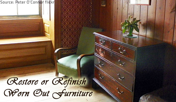 Restore or refinish furniture.