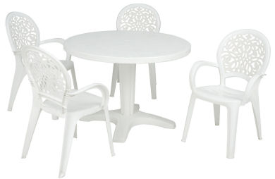 Outdoor plastic furniture - Cleaning