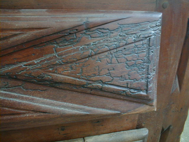 Scratched Wood Furniture