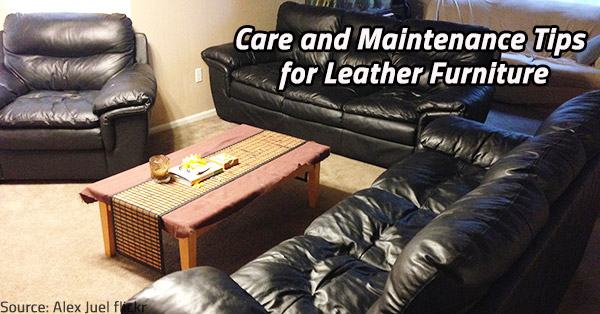 Maintain properly your leather furniture to preserve its charm.
