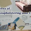 Furniture reupholstery.