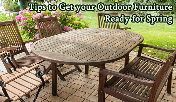 How to prepare outdoor furniture for spring.