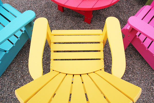 Painting your outdoor furniture will not only provide adequate protection against the elements but will also add extra cheer to your patio or garden!