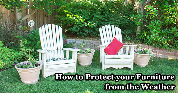 How to protect furniture from the weather.