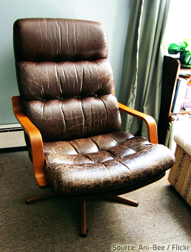 Restoring leather furniture is a difficult and time-consuming process.