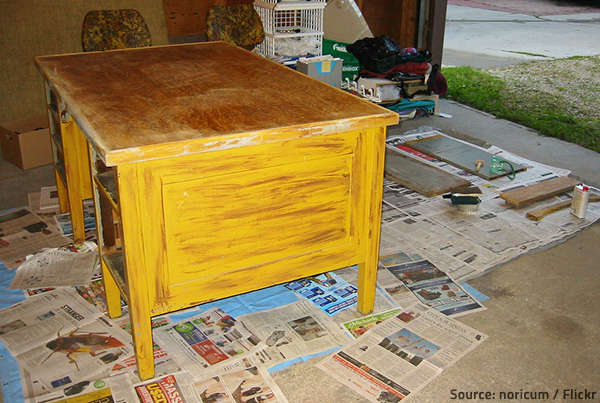 Wood furniture refinishing is a laborious and time-consuming process.