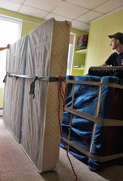 You need to find a way to manoeuver your furniture safely put of your home.