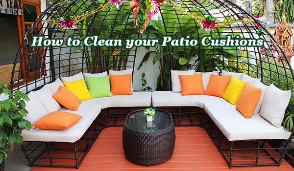 Find out how to clean patio cushions the right way.